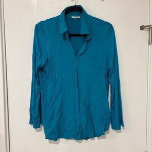 Anthropologie Pleione sz M v neck blouse